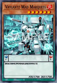 Vaylantz Mad Marquess, Yu-Gi-Oh! card, FIRE