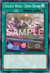 Vaylantz World - Shinra Bansho, Yu-Gi-Oh! card, SPELL