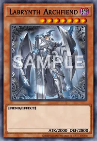 Labrynth Archfiend, Yu-Gi-Oh! card, DARK