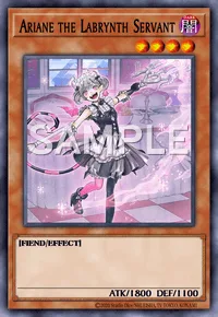 Ariane the Labrynth Servant, Yu-Gi-Oh! card, DARK