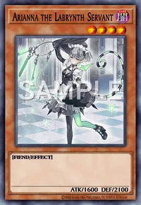 Arianna the Labrynth Servant, Yu-Gi-Oh! card, DARK
