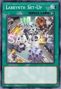 Labrynth Set-Up, Yu-Gi-Oh! card, SPELL