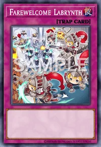 Farewelcome Labrynth, Yu-Gi-Oh! card, TRAP
