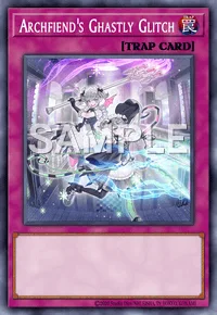Archfiend's Ghastly Glitch, Yu-Gi-Oh! card, TRAP