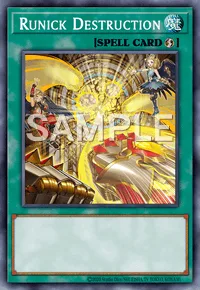 Runick Destruction, Yu-Gi-Oh! card, SPELL