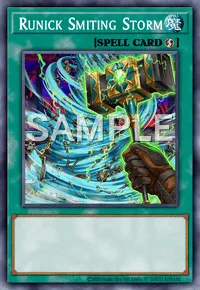 Runick Smiting Storm, Yu-Gi-Oh! card, SPELL