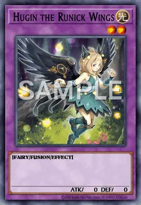 Hugin the Runick Wings, Yu-Gi-Oh! card, LIGHT