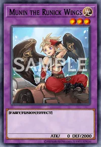 Munin the Runick Wings, Yu-Gi-Oh! card, LIGHT