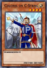 Colonel on C-String, Yu-Gi-Oh! card, LIGHT