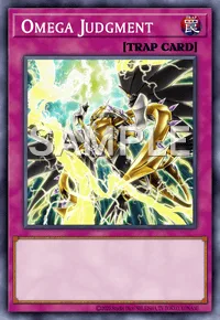 Omega Judgment, Yu-Gi-Oh! card, TRAP