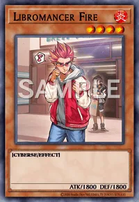 Libromancer Fire, Yu-Gi-Oh! card, FIRE