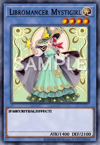 Libromancer Mystigirl, Yu-Gi-Oh! card, LIGHT