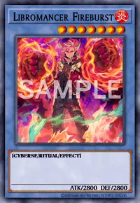 Libromancer Fireburst, Yu-Gi-Oh! card, FIRE