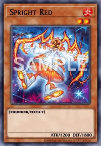 Spright Red, Yu-Gi-Oh! card, FIRE