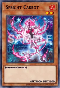 Spright Carrot, Yu-Gi-Oh! card, FIRE