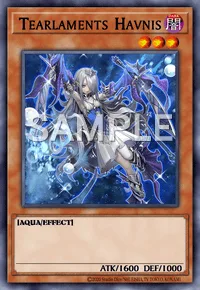 Tearlaments Havnis, Yu-Gi-Oh! card, DARK