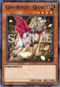 Gem-Knight Quartz, Yu-Gi-Oh! card, EARTH