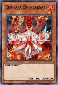 Kurikara Divincarnate, Yu-Gi-Oh! card, FIRE