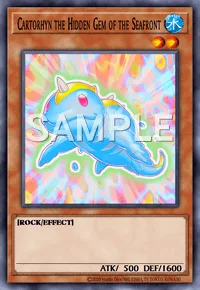 Cartorhyn the Hidden Gem of the Seafront, Yu-Gi-Oh! card, WATER