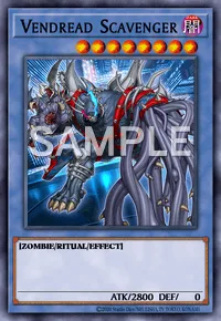 Vendread Scavenger, Yu-Gi-Oh! card, DARK