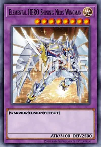 Elemental HERO Shining Neos Wingman, Yu-Gi-Oh! card, LIGHT