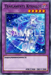 Tearlaments Kitkallos, Yu-Gi-Oh! card, DARK
