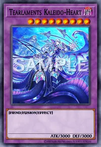 Tearlaments Kaleido-Heart, Yu-Gi-Oh! card, DARK