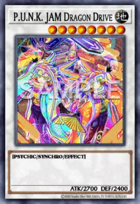 P.U.N.K. JAM Dragon Drive, Yu-Gi-Oh! card, EARTH