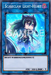 Scareclaw Light-Heart, Yu-Gi-Oh! card, DARK