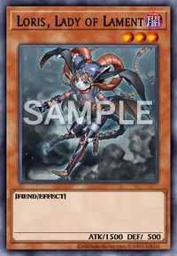 Loris, Lady of Lament, Yu-Gi-Oh! card, DARK