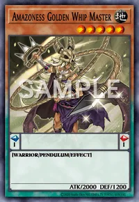 Amazoness Golden Whip Master, Yu-Gi-Oh! card, EARTH