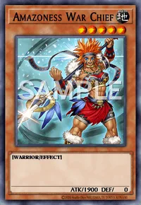 Amazoness War Chief, Yu-Gi-Oh! card, EARTH