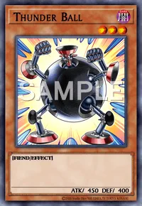 Thunder Ball, Yu-Gi-Oh! card, DARK