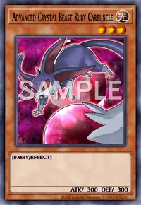 Advanced Crystal Beast Ruby Carbuncle, Yu-Gi-Oh! card, LIGHT
