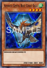 Advanced Crystal Beast Cobalt Eagle, Yu-Gi-Oh! card, WIND