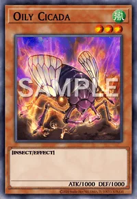 Oily Cicada, Yu-Gi-Oh! card, WIND