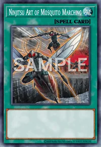 Ninjitsu Art of Mosquito Marching, Yu-Gi-Oh! card, SPELL
