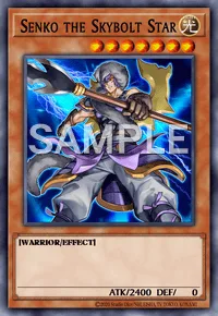 Senko the Skybolt Star, Yu-Gi-Oh! card, LIGHT