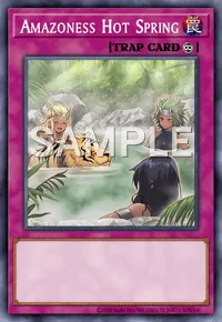 Amazoness Hot Spring, Yu-Gi-Oh! card, TRAP