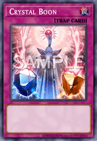 Crystal Boon, Yu-Gi-Oh! card, TRAP