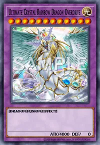 Ultimate Crystal Rainbow Dragon Overdrive, Yu-Gi-Oh! card, LIGHT