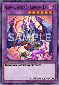 Garura, Wings of Resonant Life, Yu-Gi-Oh! card, DARK