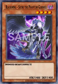 Blackwing - Sudri the Phantom Glimmer, Yu-Gi-Oh! card, DARK