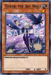 Tobari the Sky Ninja, Yu-Gi-Oh! card, EARTH