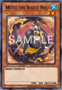 Mitsu the Insect Ninja, Yu-Gi-Oh! card, WATER