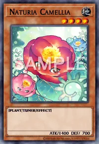 Naturia Camellia, Yu-Gi-Oh! card, EARTH