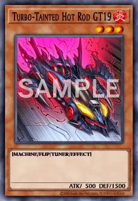 Turbo-Tainted Hot Rod GT19, Yu-Gi-Oh! card, FIRE