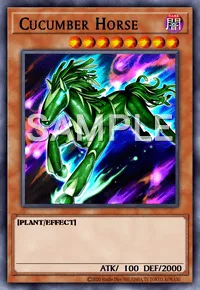 Cucumber Horse, Yu-Gi-Oh! card, DARK