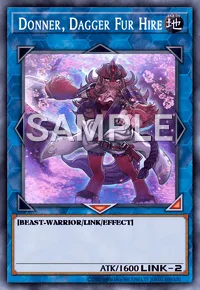 Donner, Dagger Fur Hire, Yu-Gi-Oh! card, EARTH
