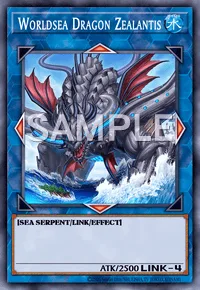 Worldsea Dragon Zealantis, Yu-Gi-Oh! card, WATER